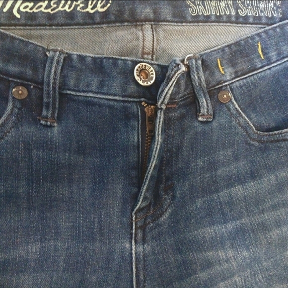 Madewell Skinny Skinny Womens Blue Jeans 27x32 - Picture 7 of 9